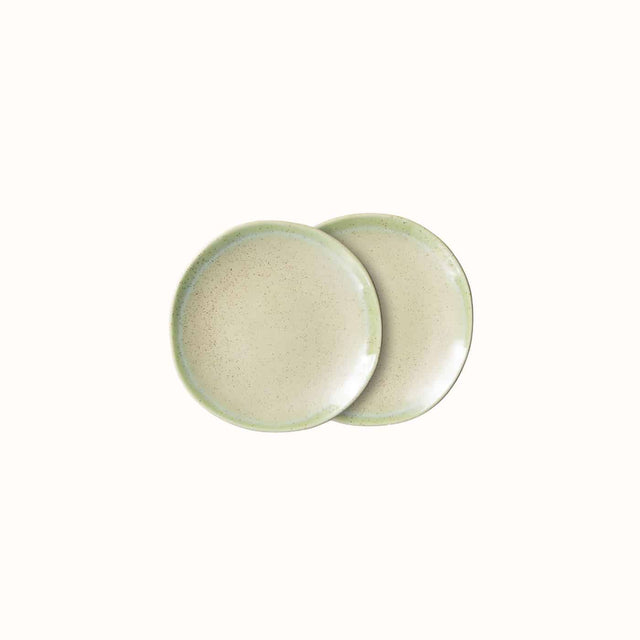70s ceramics Side Plate pistachio - HKliving - wonder & melon