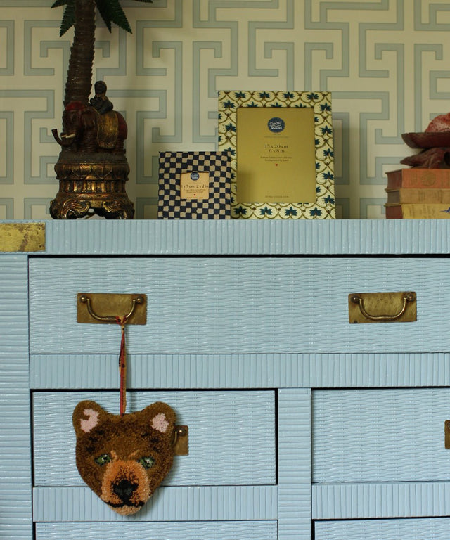 Archie Check Bear Gift Hanger - Doing Goods - wonder & melon