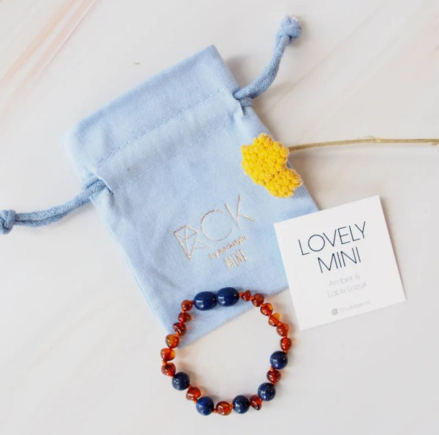 Barnsteen armband Lapis Lazuli - wonder & melon - wonder & melon