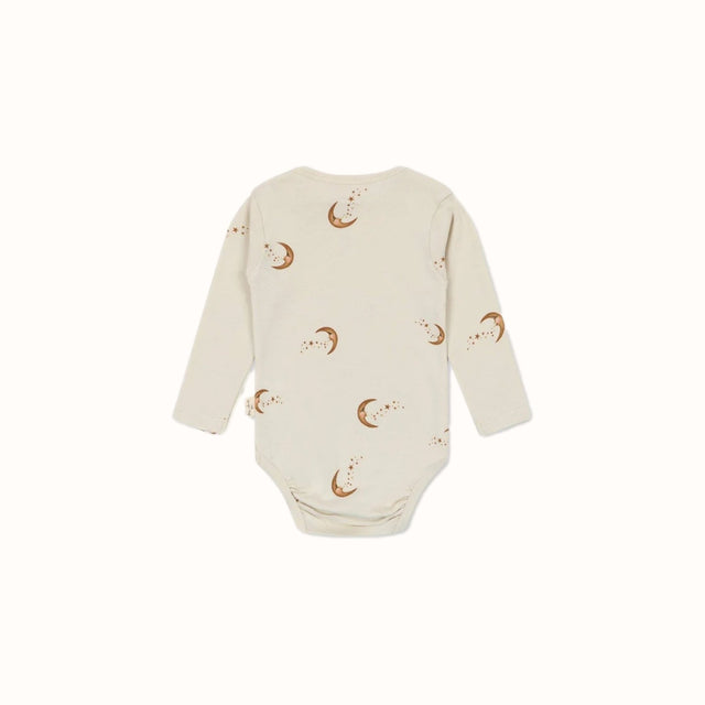 classic romper met lange mouwen gots - moon - Konges Sløjd - wonder & melon