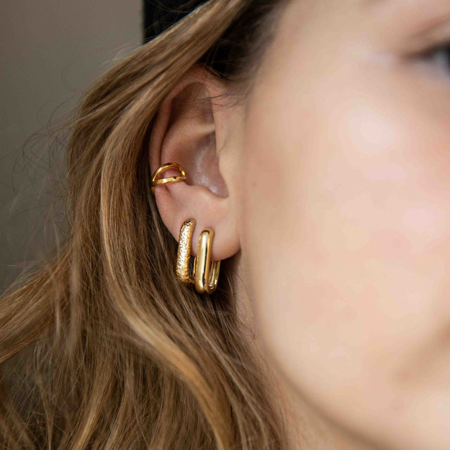 Essentials Silver of Goldplated Cuff Egaal Kruis - All the luck in the world - wonder & melon