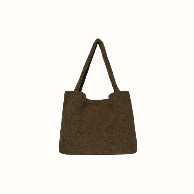 Green teddy mom-bag - Studio Noos - wonder & melon