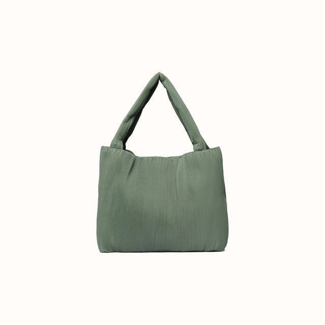 Green wrinkle mom bag - Studio Noos - wonder & melon