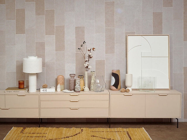 Hand beschilderde bloemen vaas - HKliving - wonder & melon