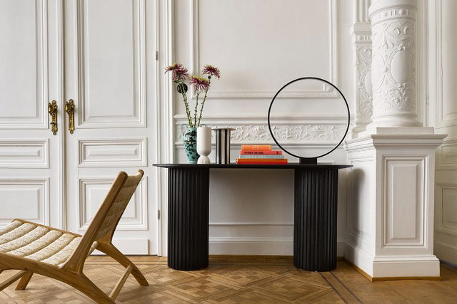 Keramiek vaas zwart/wit gestreept - HKliving - wonder & melon