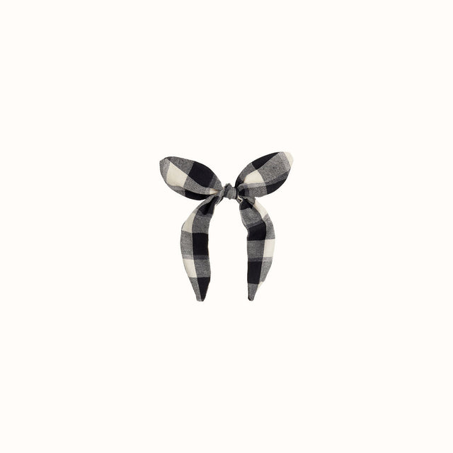 Oversized geruite coco strik alice haarband - Mimi & Lula - wonder & melon