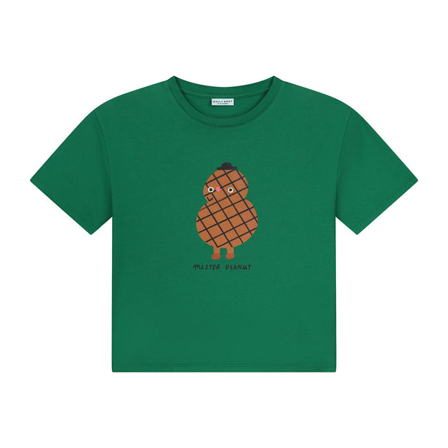 Peanut man T-shirt | Summer green | Daily Brat - Daily brat - wonder & melon