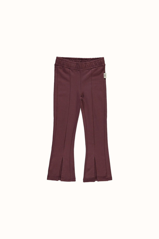 Pexi Lexi Flared legging with split grape skin - Pexi Lexi - wonder & melon
