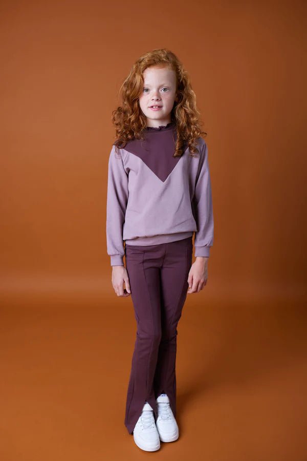 Pexi Lexi Sweater contrast ruffle kids - Pexi Lexi - wonder & melon