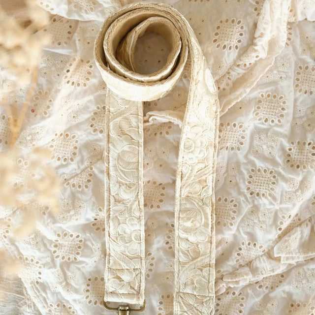 Phone / Bag / Camera strap | WHITE BLOSSOM - La N'atelier - wonder & melon