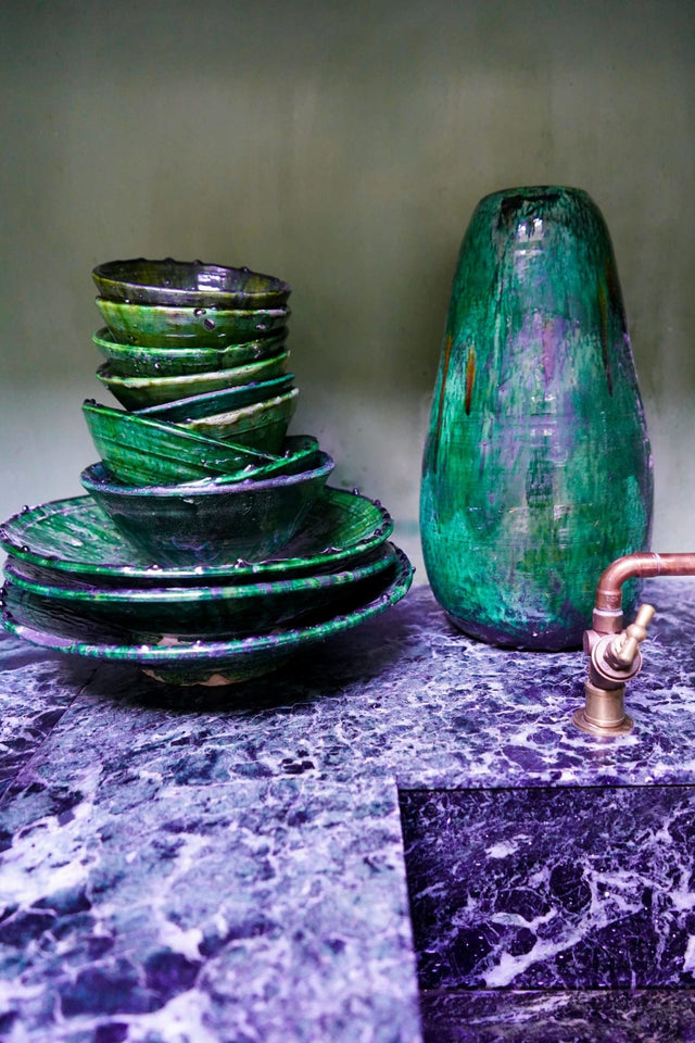 Plate M green - Household hardware - wonder & melon