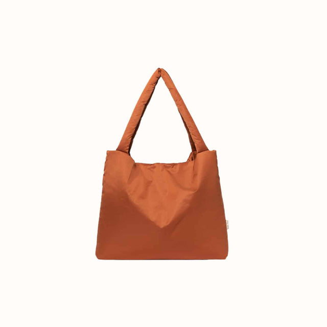 Rust puffy mom-bag - Studio Noos - wonder & melon