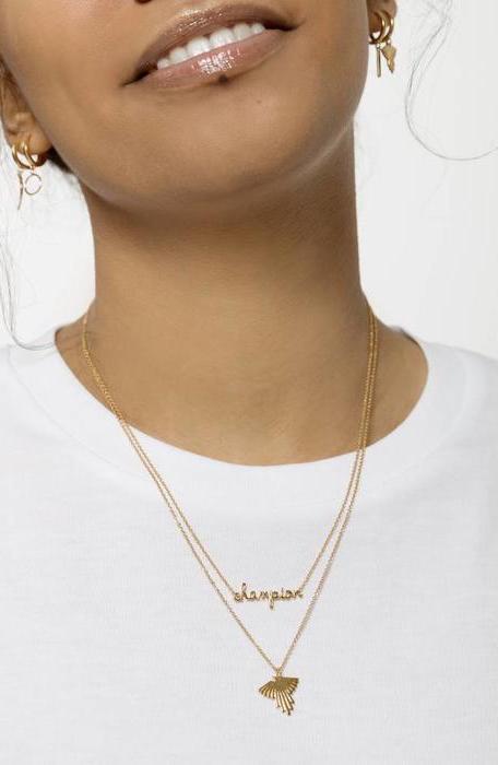 Souvenir goldplated ketting adelaar - All the luck in the world - wonder & melon