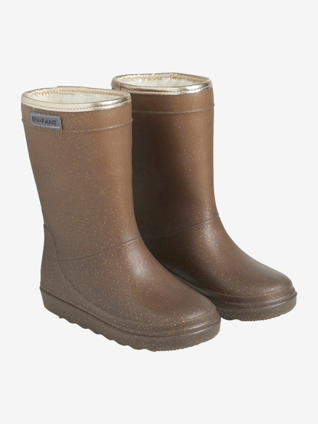 Thermo boots | Glitter Metallic Chocolate Chip | En Fant - EN FANT - wonder & melon