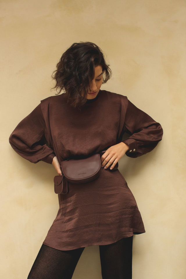 Toho belt bag - Mahogany - Monk & Anna - wonder & melon