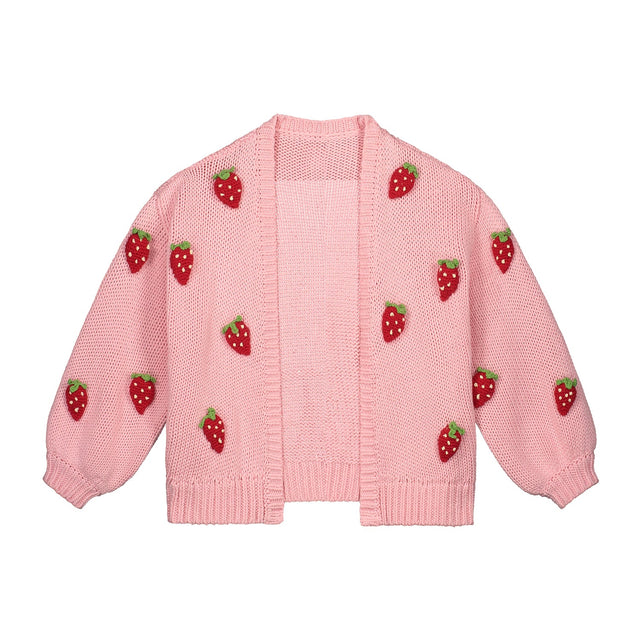 Very Berry Knitted Vest | Strawberry Pink | Daily Brat - Daily brat - wonder & melon