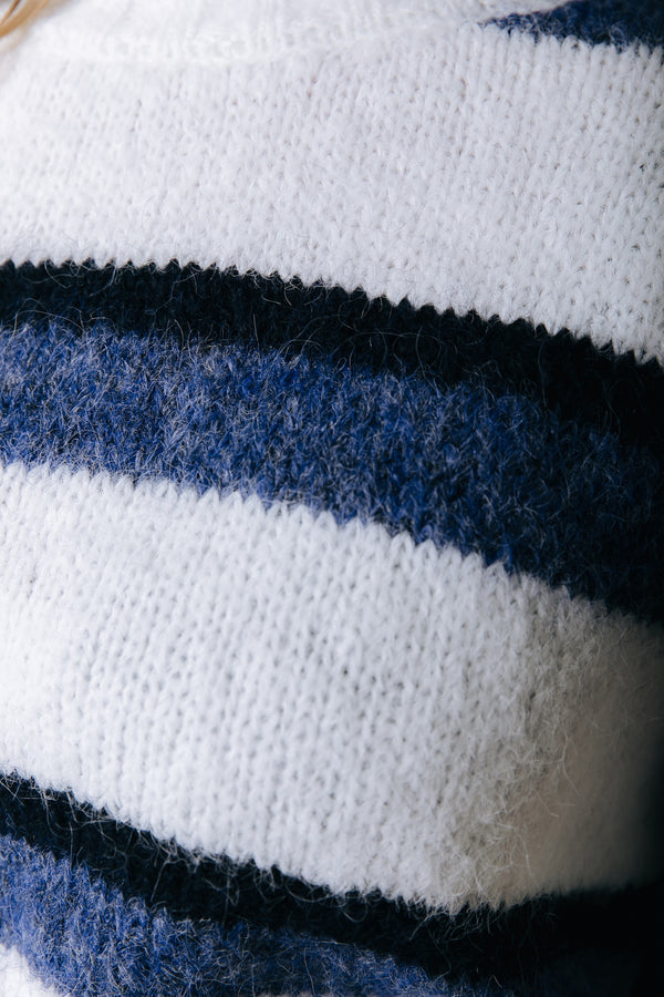 Colourful rebel | Olivia Stripe Crewneck Knitted Sweater