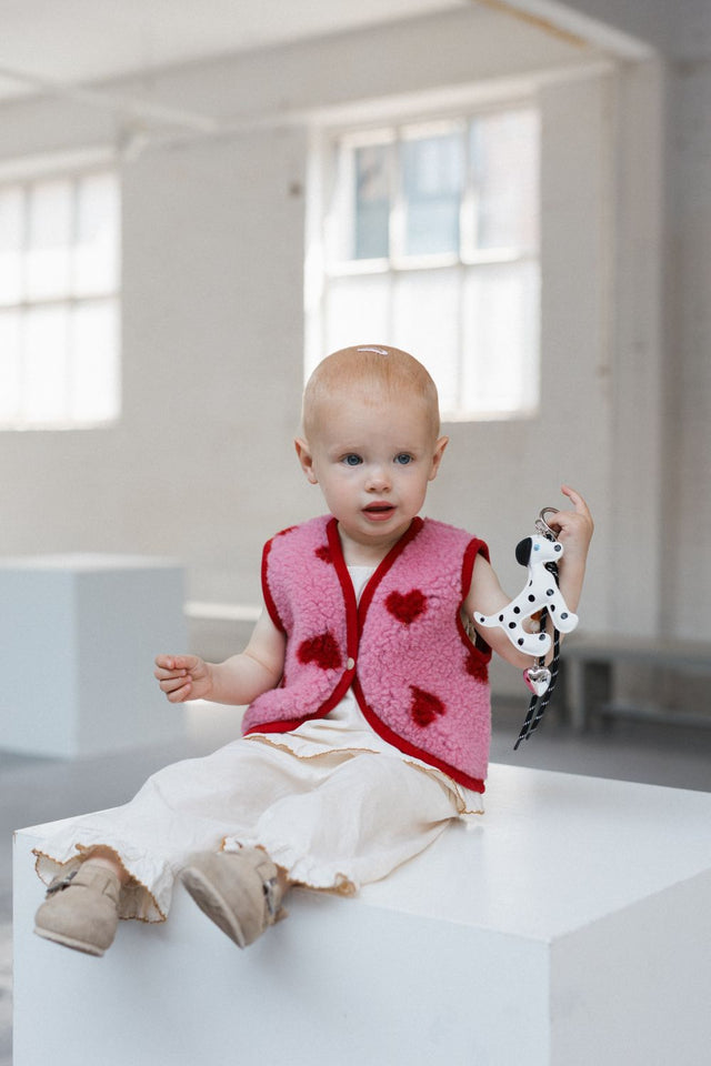 Alwero x Salty Lulu babygilet detail