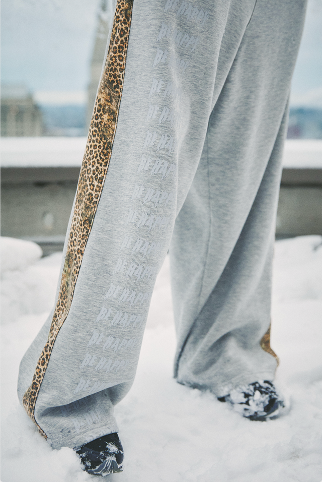 SABBI | Be Happy Wide Leg Sweat Pants Leopard