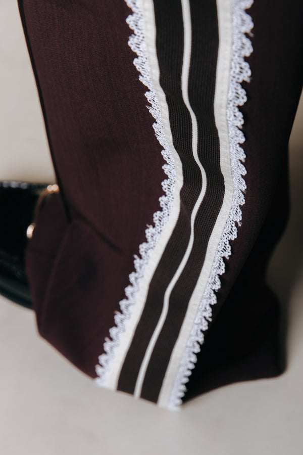 Colourful rebel | Tibby Taupe Sportpants