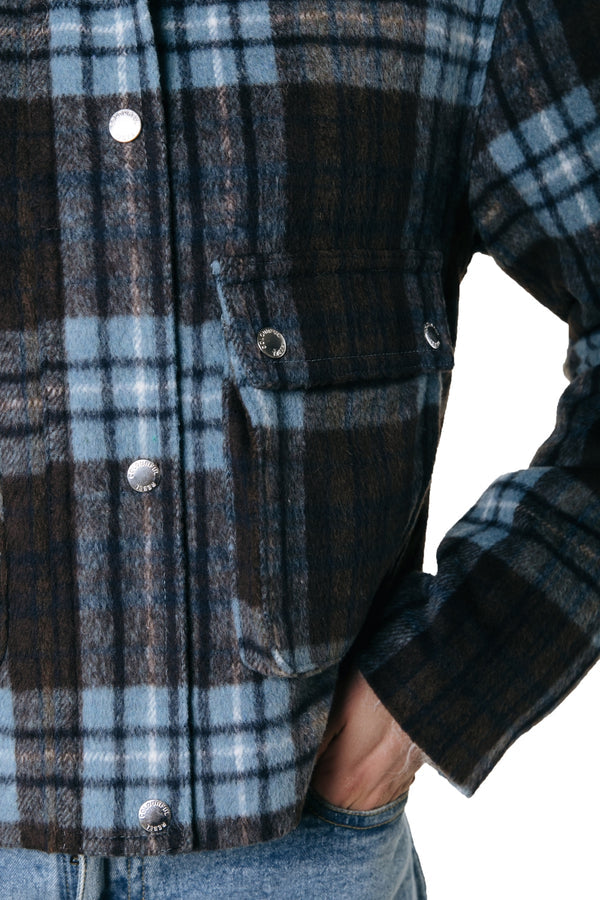 Colourful rebel | Malou Brushed Check Coach Jacket