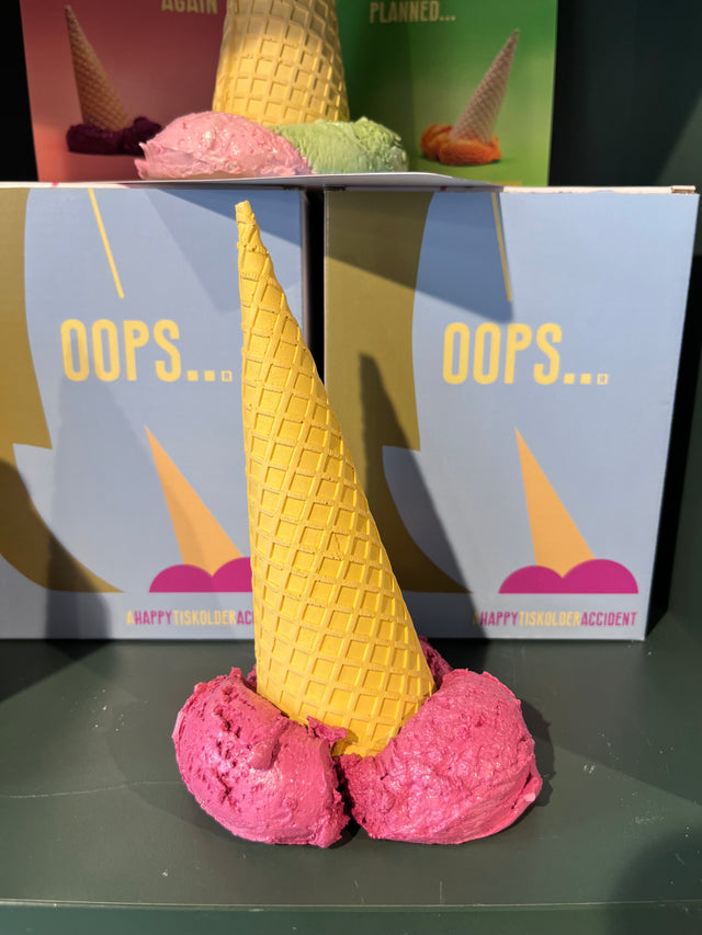 OOPS | Donker Roze | ijsje | Groot