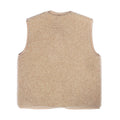 Alwero bodywarmer Tyb Light Sand Brown detail