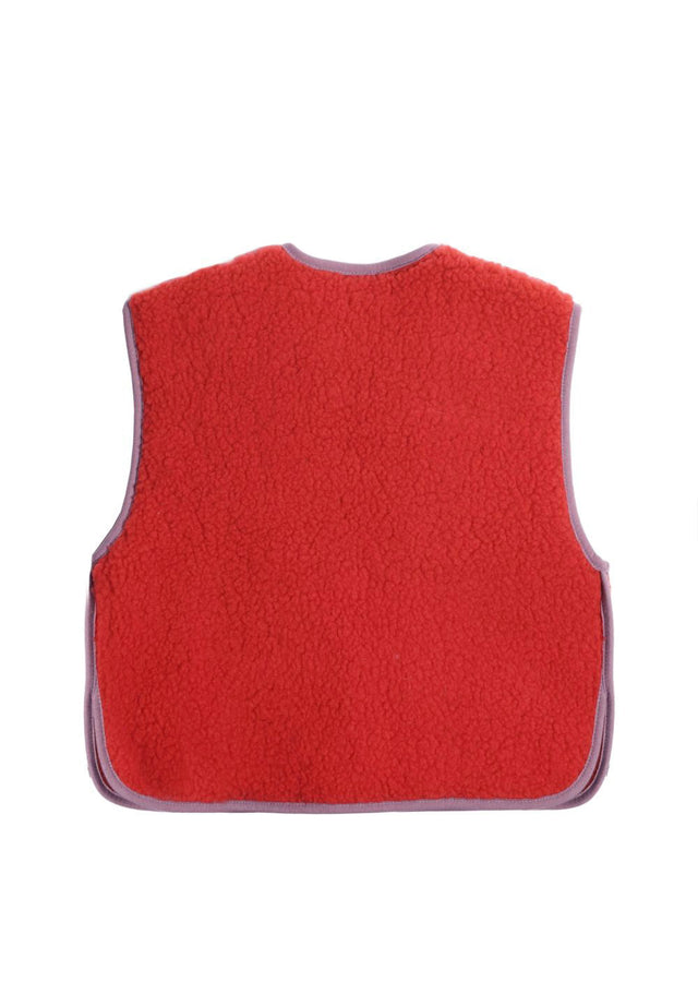 Alwero gilet Camino Coral Light detail