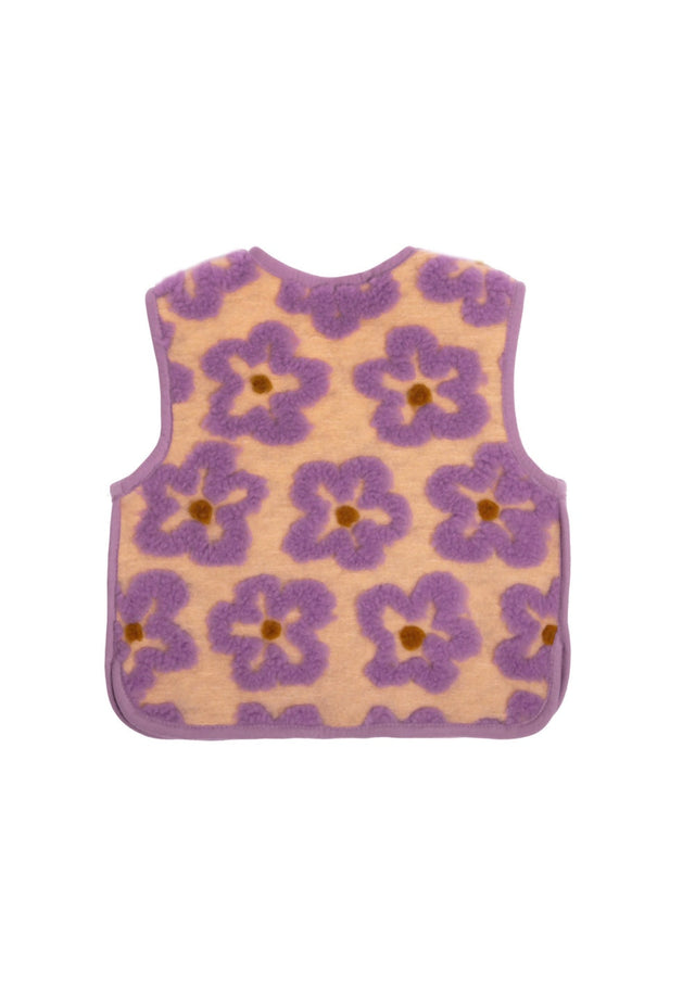 Alwero gilet Camino Junior Flows Apricot detail