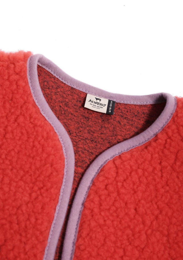 Alwero gilet Camino Junior Coral Light gedragen