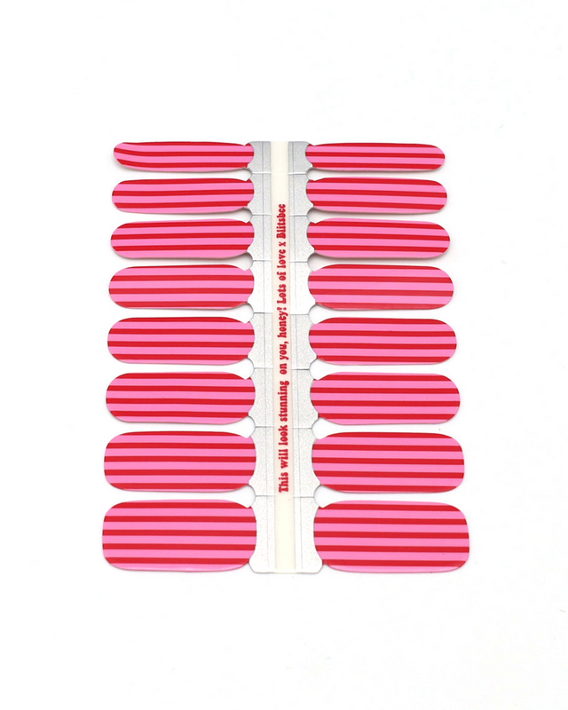 Sugar stripes | Pink and Red