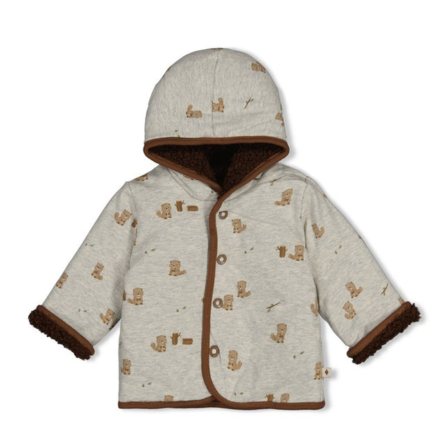 Feetje | Omkeerbaar teddy jasje met capuchon - Tiny Timber Tales