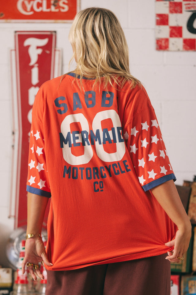 SABBI | Mermaid with stars| Red
