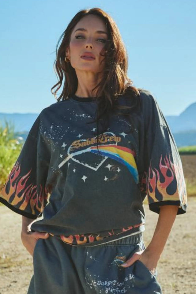 SABBI | Rainbow with flames | Grey