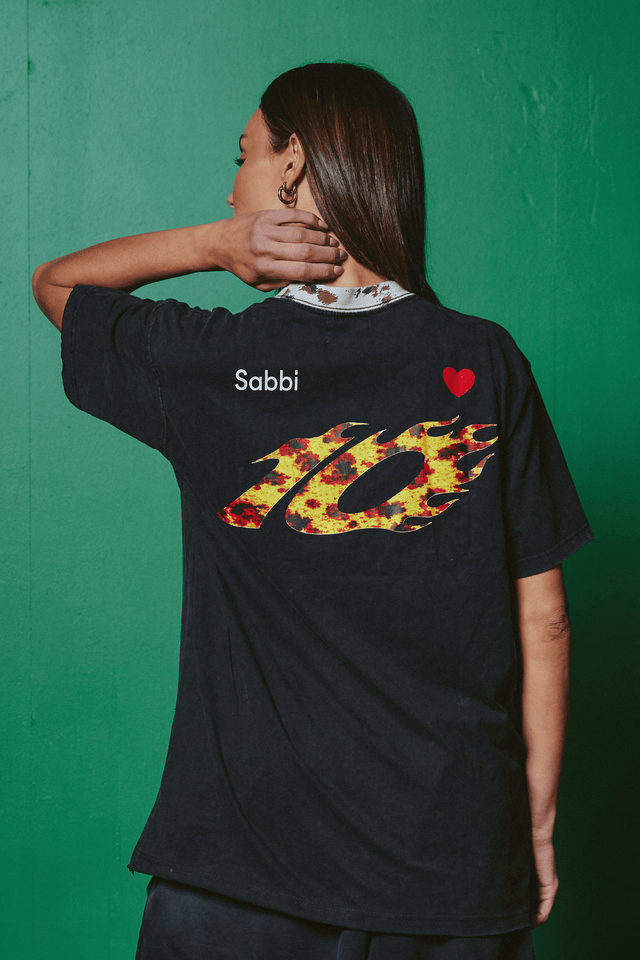 SABBI | The Cow Tee | Black
