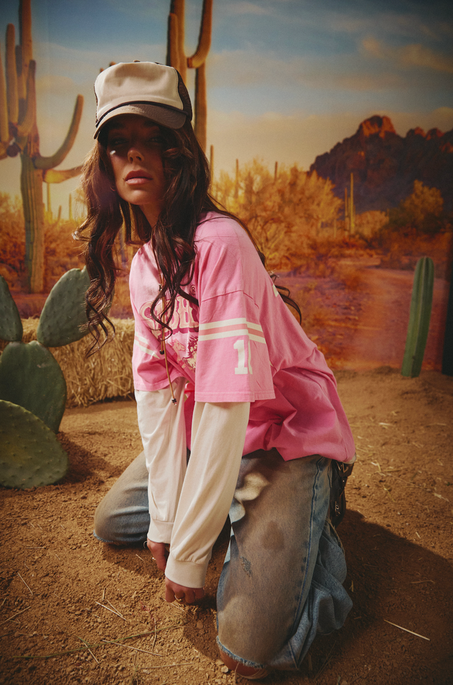 SABBI | Neigh Sayer Longsleeve | Pink