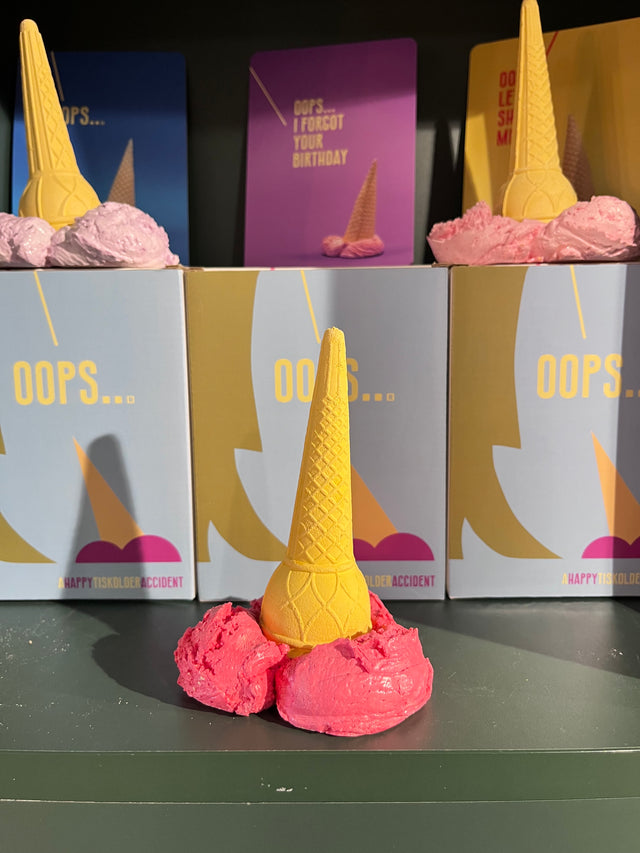 OOPS | Donker roze | ijsje | klein