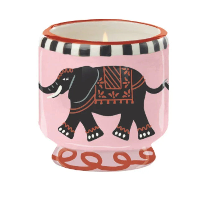 Paddywax A Dopo Elephant geurkaars Tobacco en Vanilla met cadeaudoos