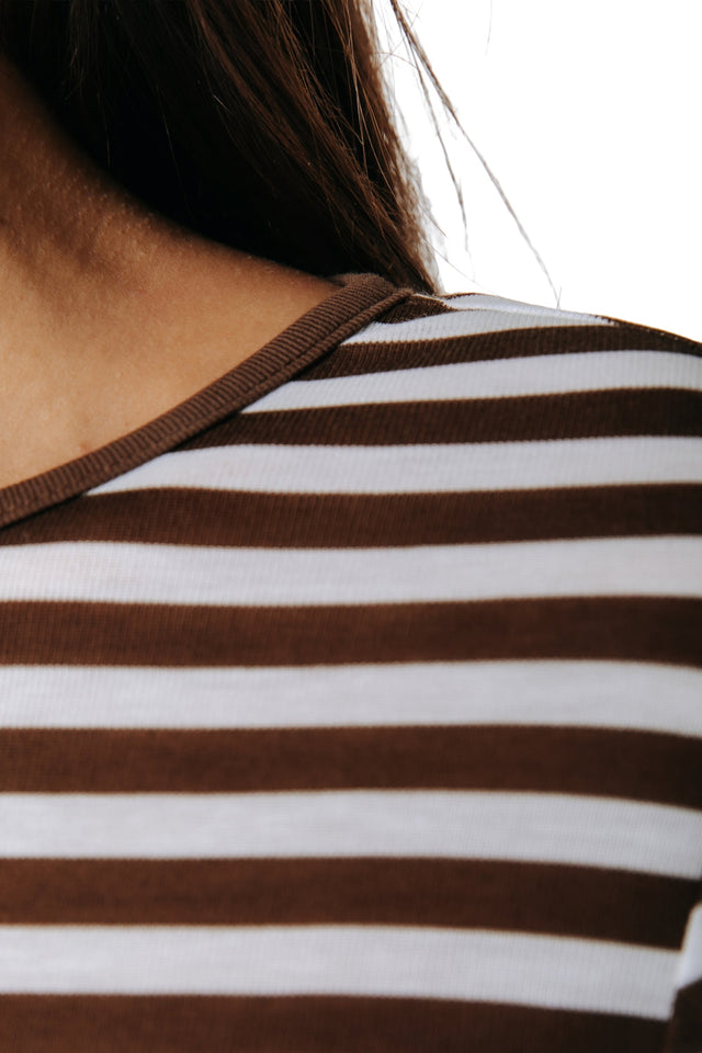 Colourful rebel | Juna Stripe Roundneck Top