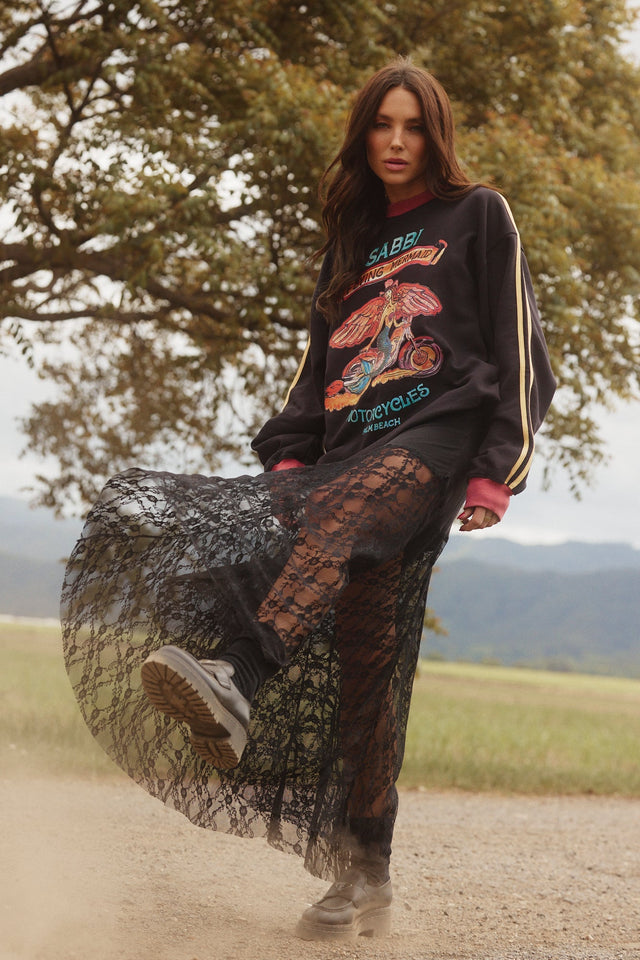 SABBI | The Diego Jumper - Flying Mermaid black