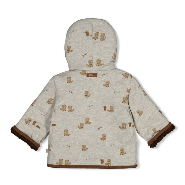 Feetje | Omkeerbaar teddy jasje met capuchon - Tiny Timber Tales