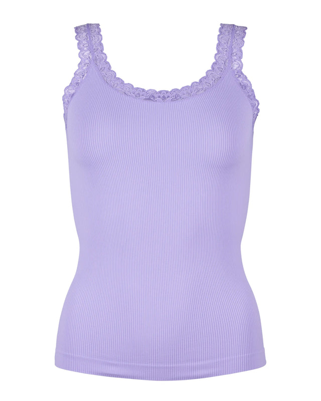 Frida Rib Top | Lavanda