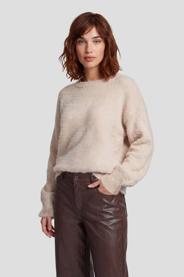 Fluresk | Caia knit sweater | Wood ash