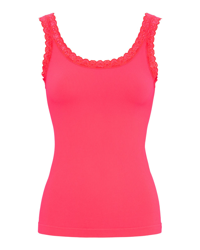 Frida Rib Top | Scarlatto
