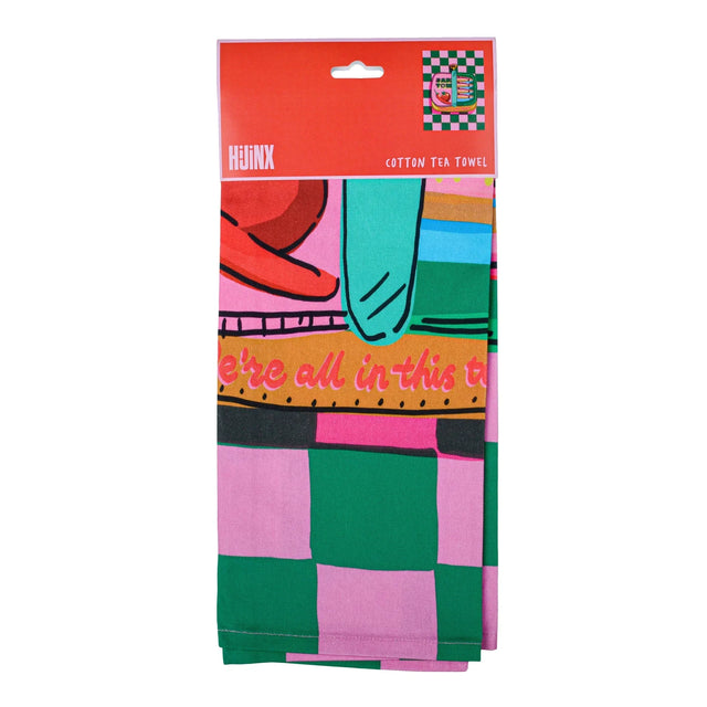 Paddywax Sardines theedoek van 100% katoen