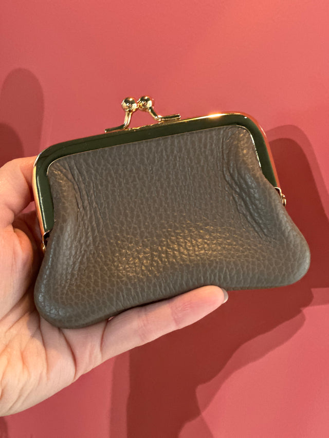 Portemonnee leer | Taupe