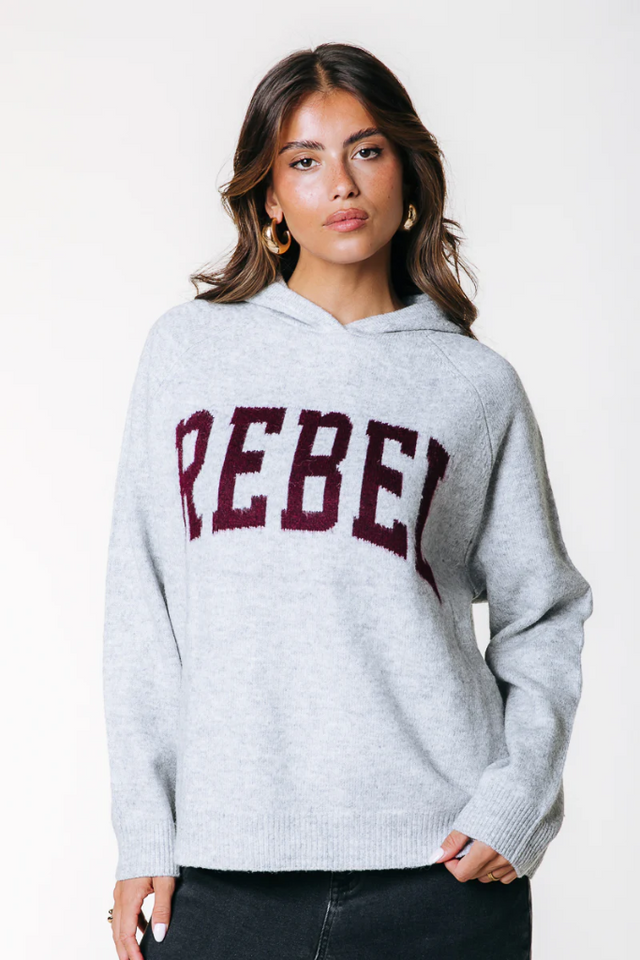 Rebel Knit Hoodie | Colourful Rebel