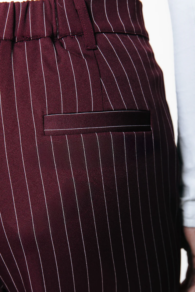 Rus Pinstripe Straight Pants | Colourful Rebel