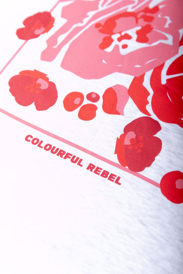 Flower Square Sweat | Colourful Rebel
