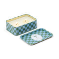 A Dopo Palm Print Geurkaars in Blik | Lush Palms | Paddywax - paddywax - wonder & melon